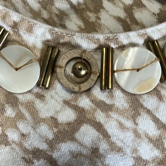 Ruby Rd Women's Gold Studded Short Jacket Size 10P - Picture 6 of 8